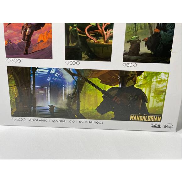 Star Wars Mandalorian Multipack Buffalo Games 4-in-1 jigsaw puzzles NEW - Picture 4 of 9